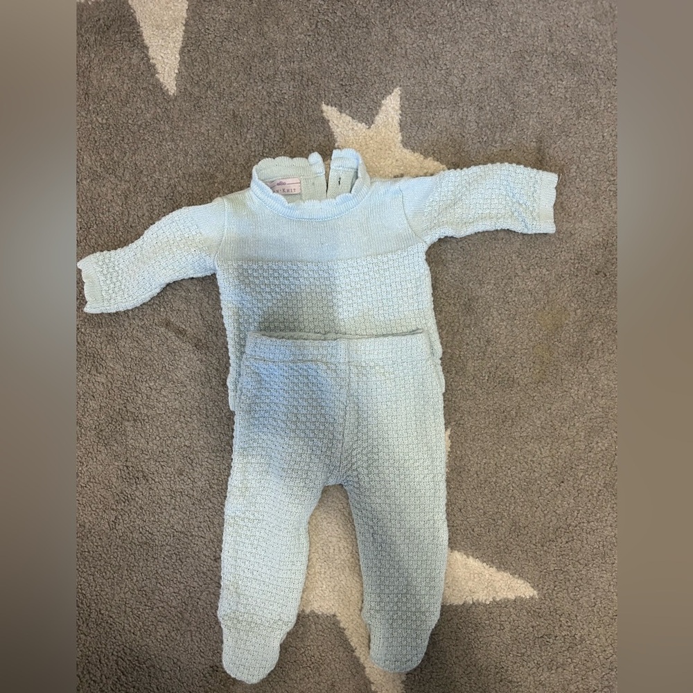Bon Knit Aqua set